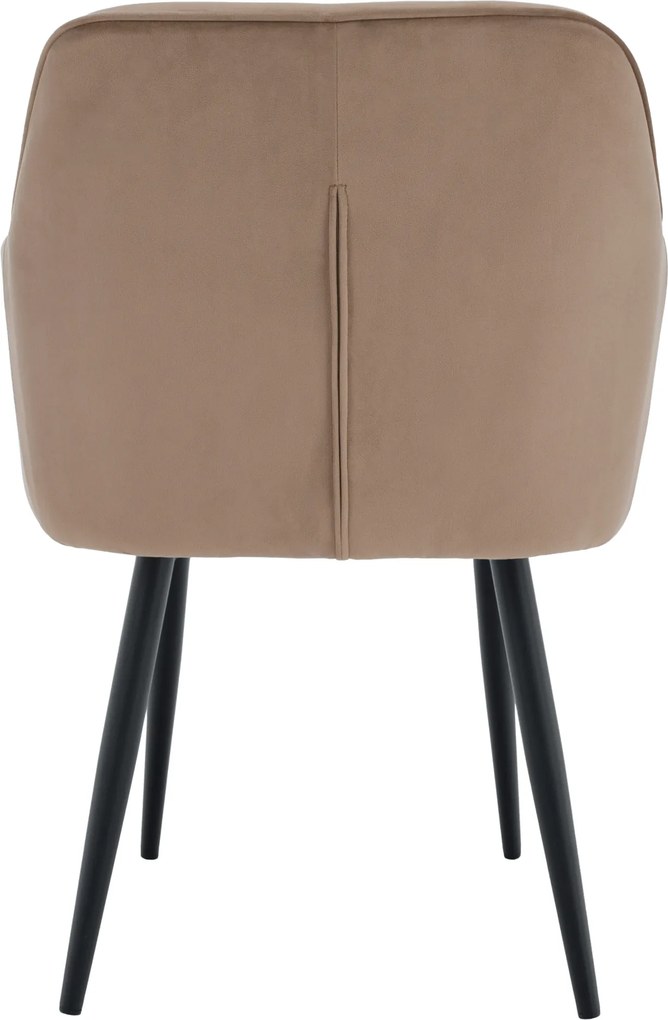 Fotel, világosbarna/fekete, VERIO