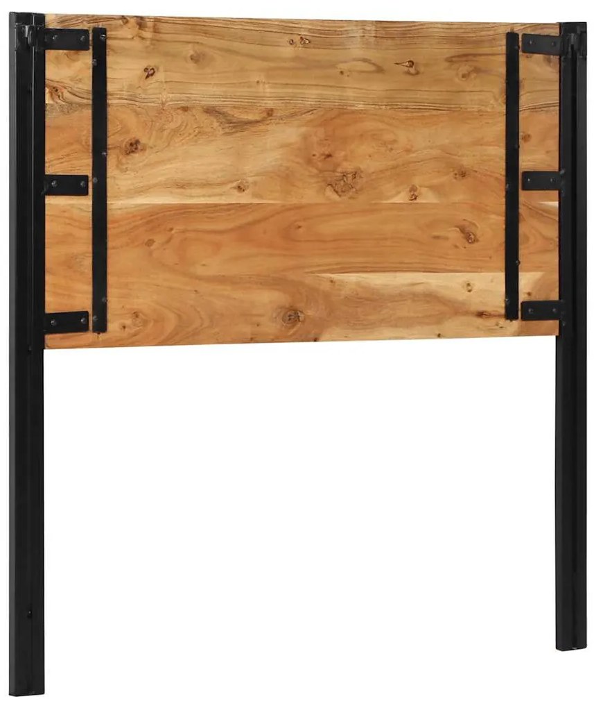 tömör fa akác és vas fejtámla 100 cm