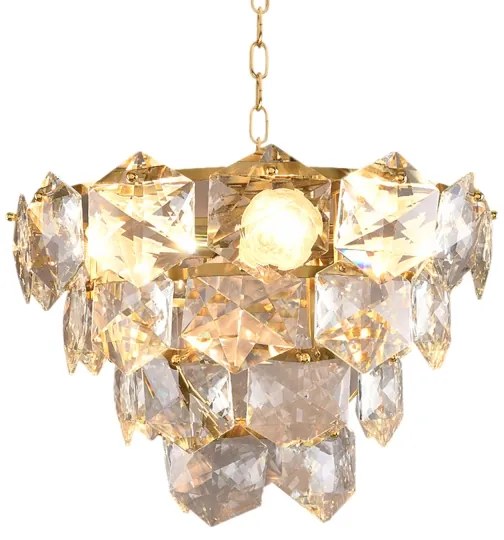 Csillár láncon DIANA 6xE14/40W/230V arany