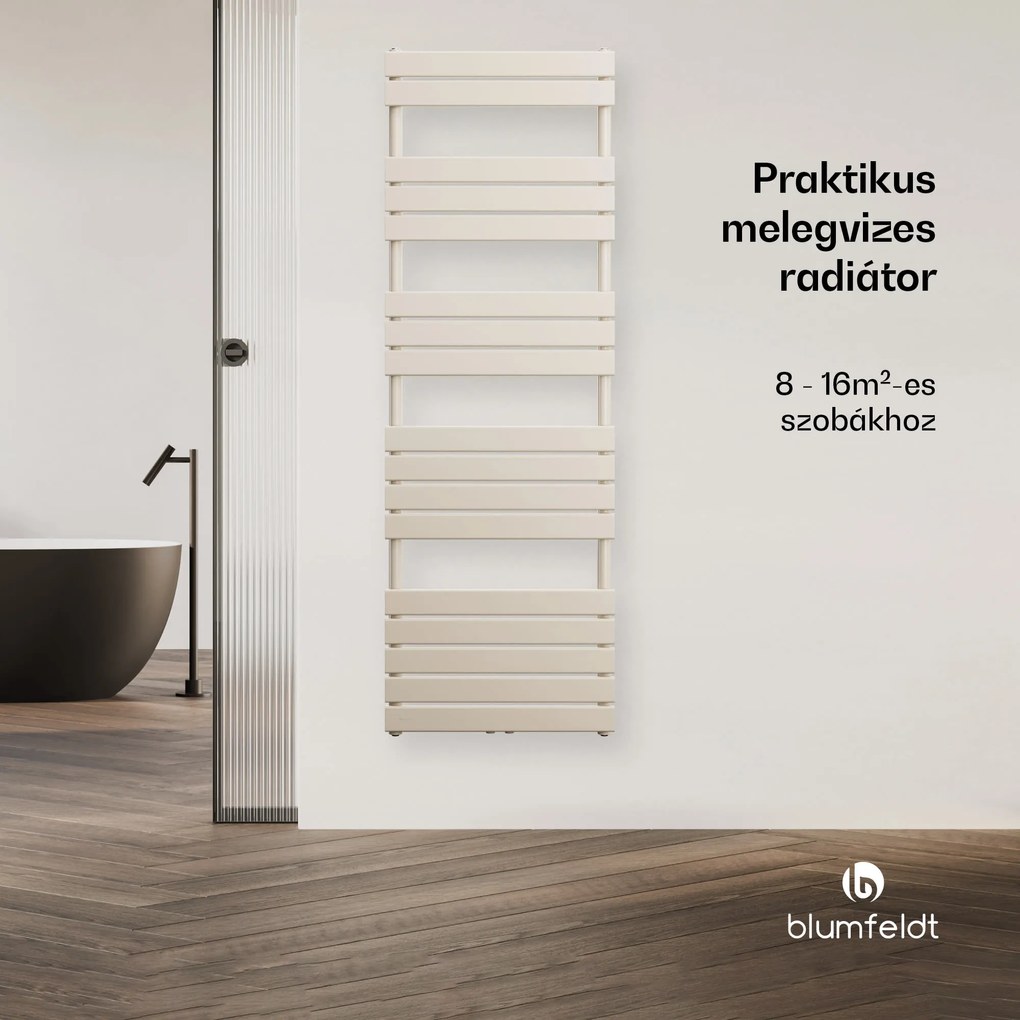 Blumfeldt Fairmont radiátor, 60 x 180 cm, falra szerelhető, modern kivitel, meleg víz