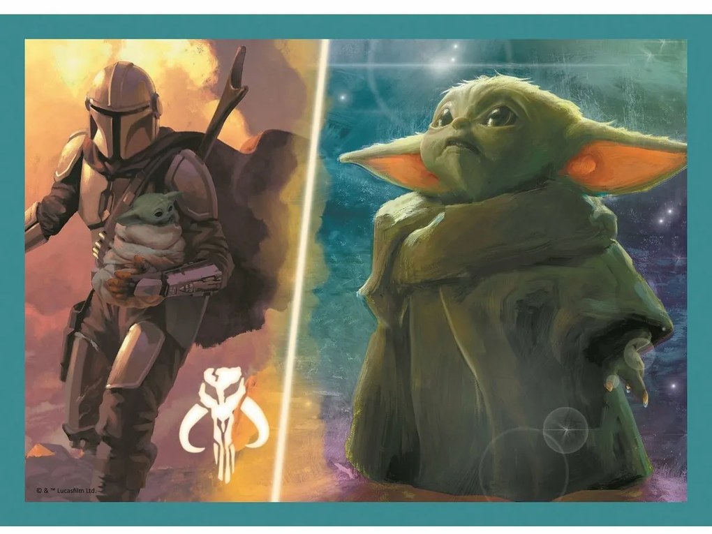 Trefl Puzzle Mandalorian és világa, 4in1 35, 48,54, 70 darab