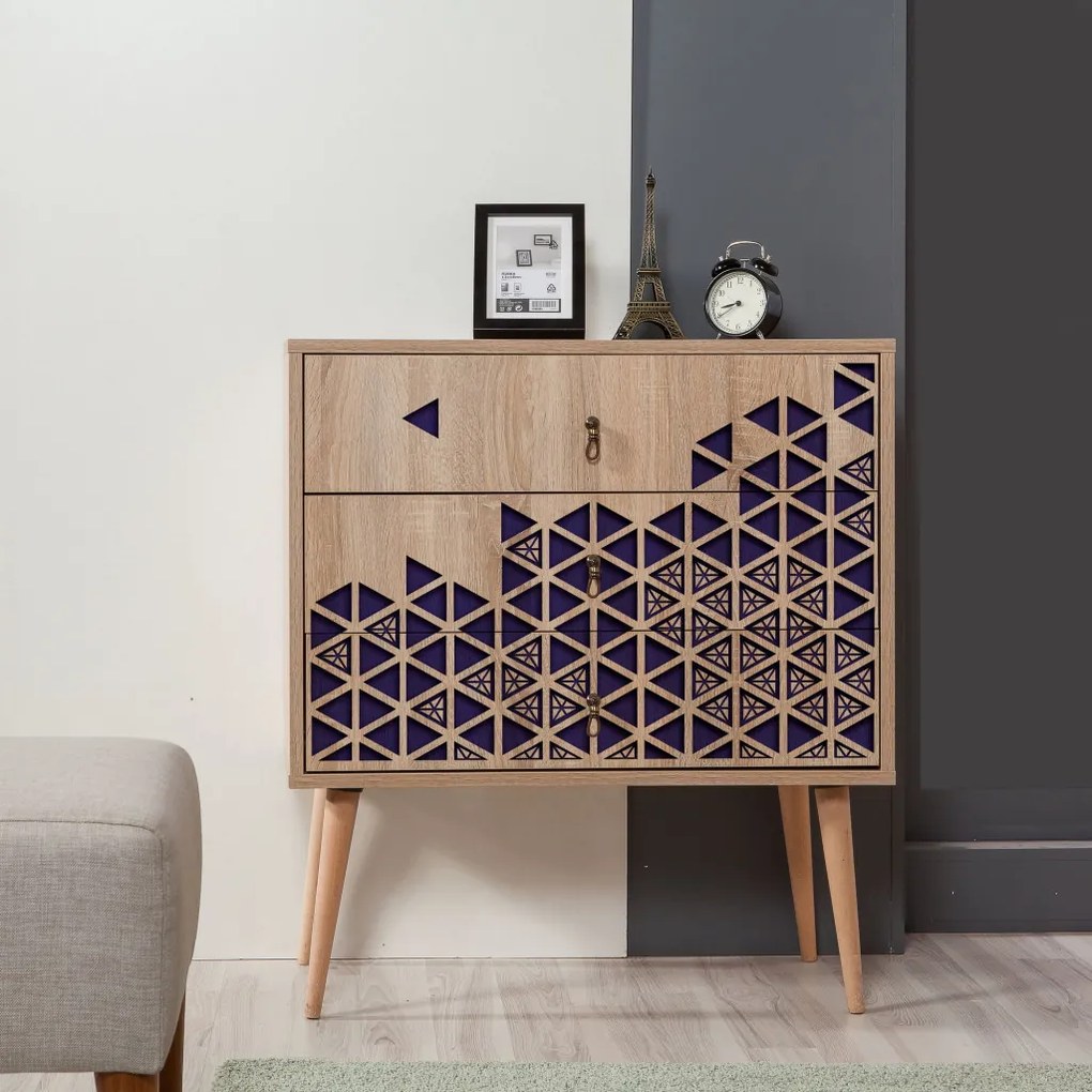 Trio komód, 80 cm – TR869VEL3431