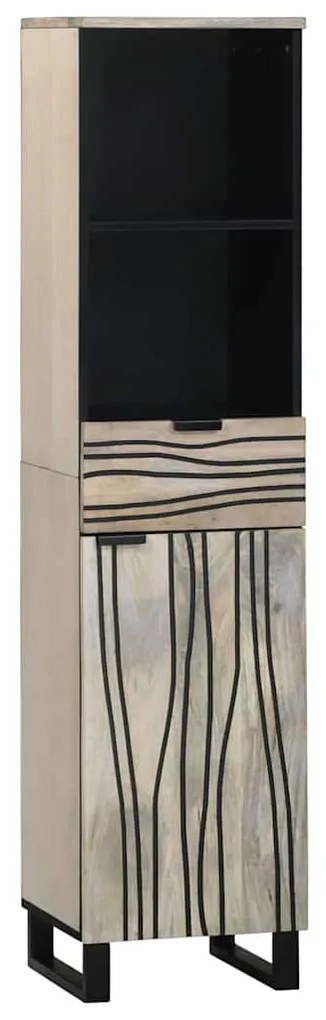 Fürdőszoba bútor szett fiókkal 3 pcs Fehér 38 x 33 x 160 cm