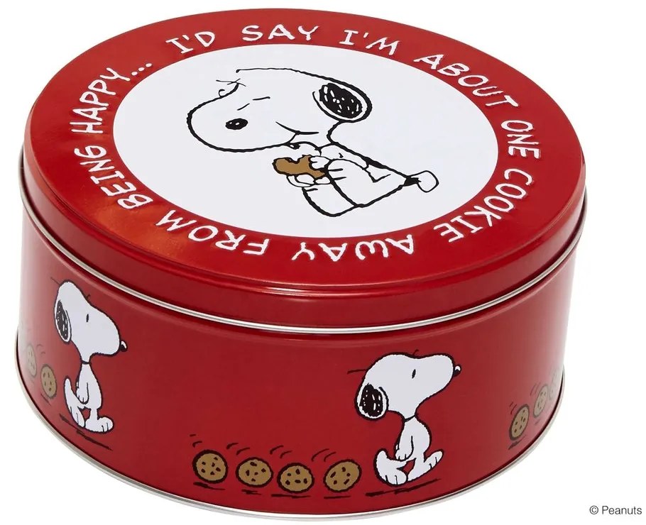 PEANUTS kekszes doboz kerek