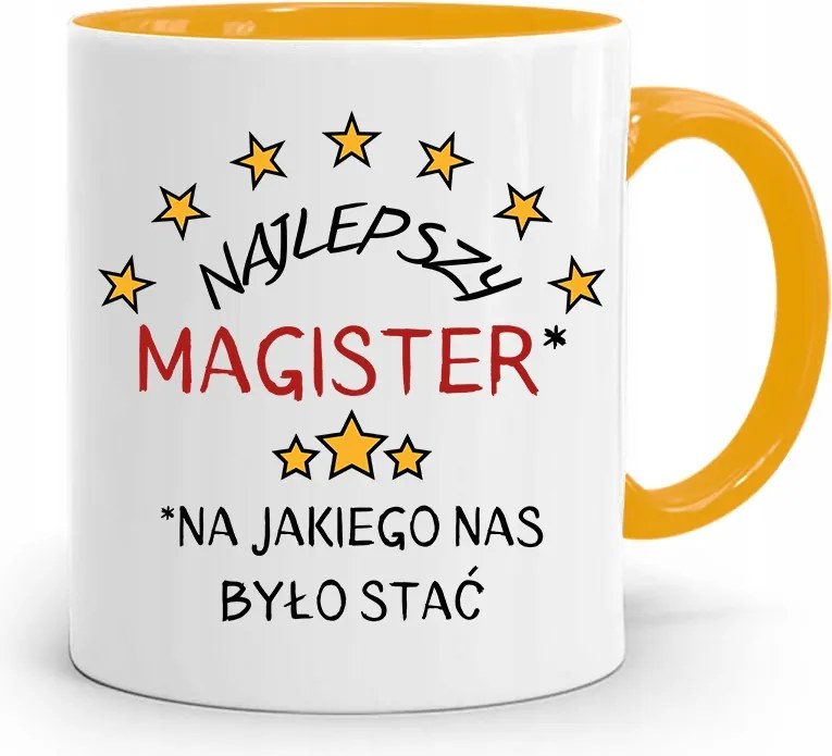 Mester Bögre Sárga Születésnapi Ajándék fényképes nyomtatással