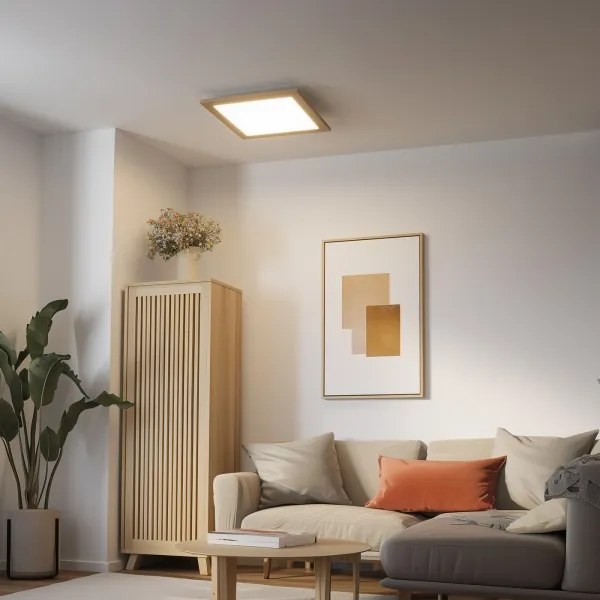 Eglo - LED RGBW SALOBRENA-C panel 21W 230V 2700-6500K barna + távirányító