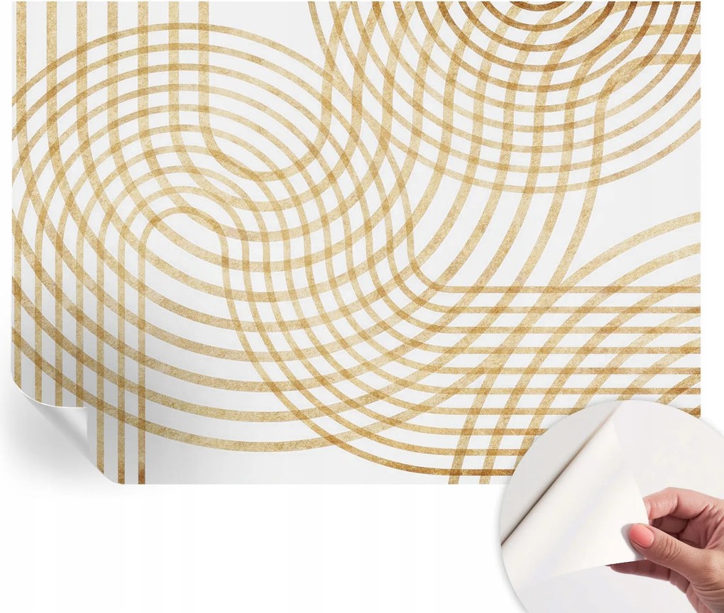 Prémium öntapadós fali fotótapéta Geometrikus szövés 208x146 cm