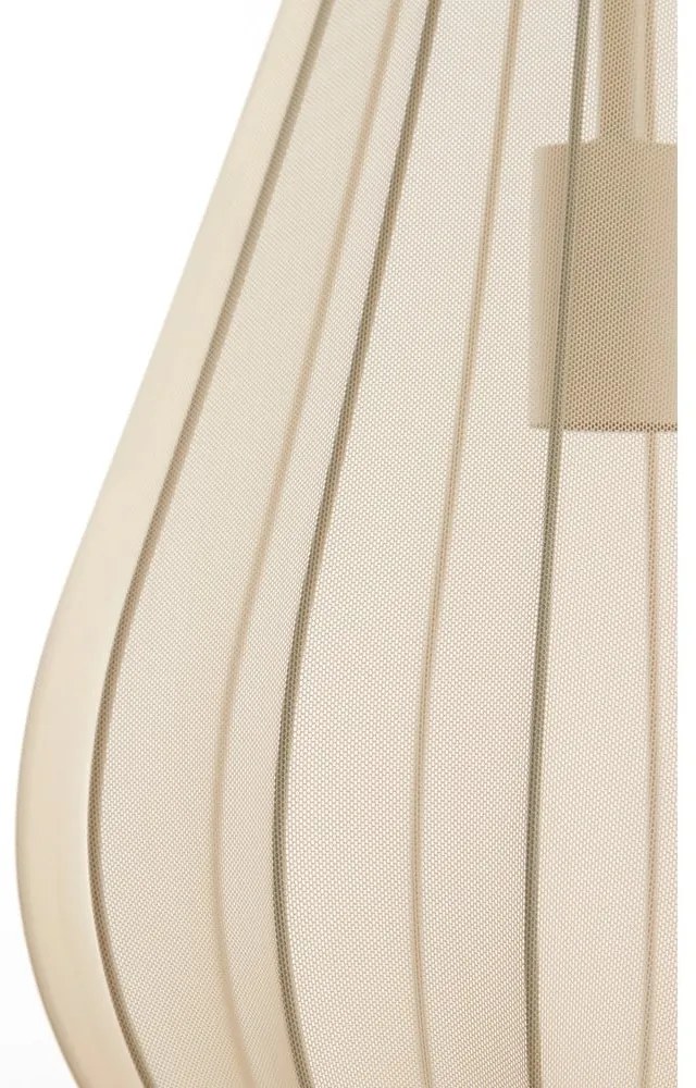 Bézs függőlámpa üveg búrával Itela – Light &amp; Living