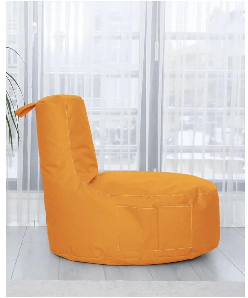 Narancssárga babzsákfotel EVA Sport – Floriane Garden