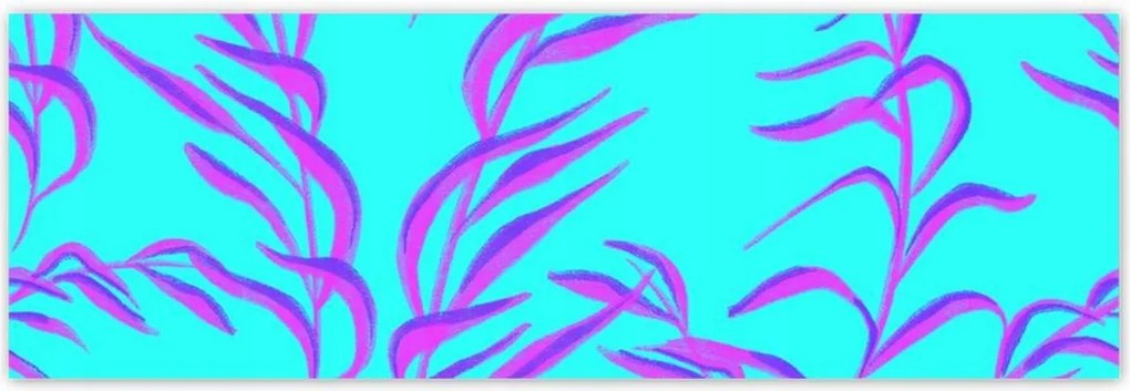 Poszterek 200x66 Modern levél minta