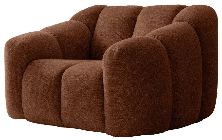 Terrakotta színű fotel Shell – Miuform