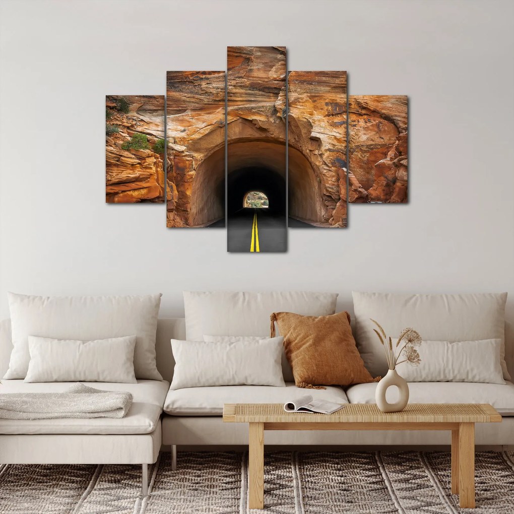 Kép - alagút a sziklaban (150x105 cm)