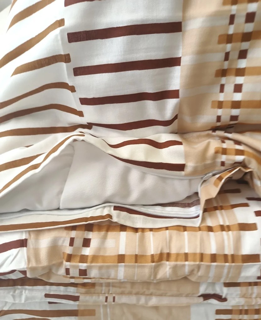 Pamut lepedők Miranda Brown 200x140cm+90x70cm TiaHome