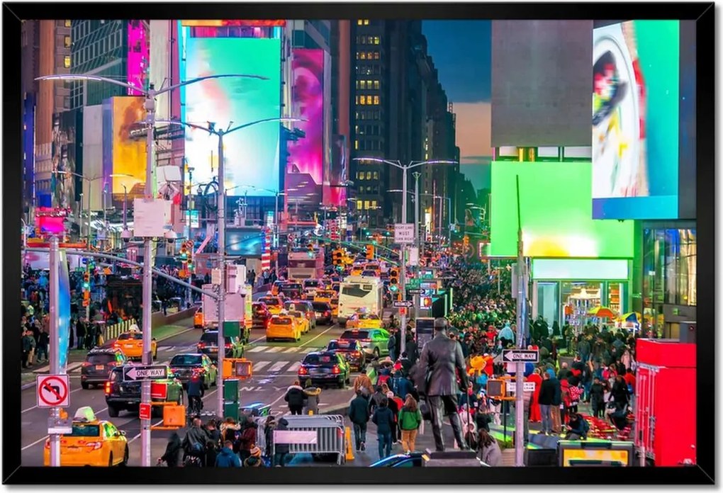 Poszterek keretben 60x40 New York felülnézet