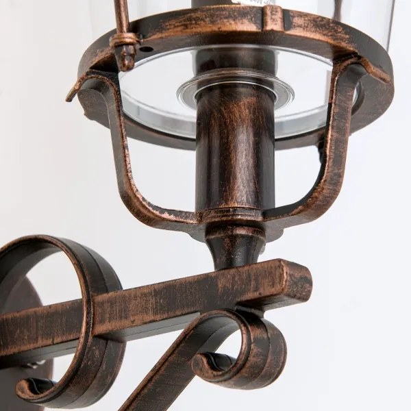 Orion AL 11K/360.00-Kültéri fali lámpa KENZO 1xE27/100W/230V IP44 bronz/patinás