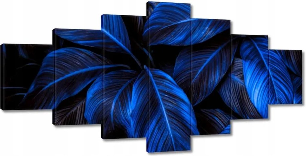 Festmények 210x100 Kék levelek