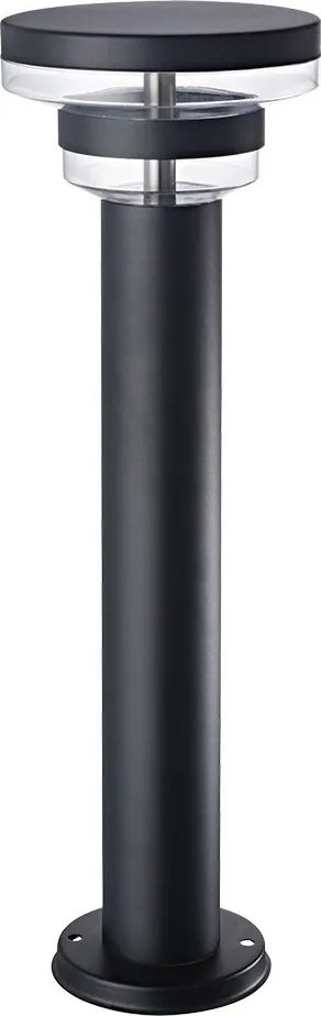 PREZENT 31309 UMERA Modern Kültéri Állólámpa Fekete, Átlátszó LED IP44