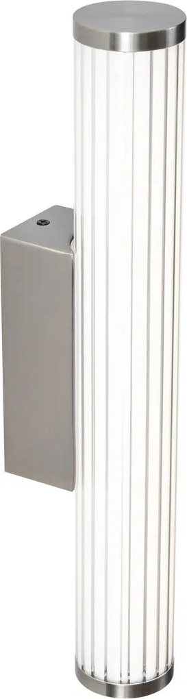 Retro fali lámpa gunmetal 40,4 cm LED-del IP44 - Coco