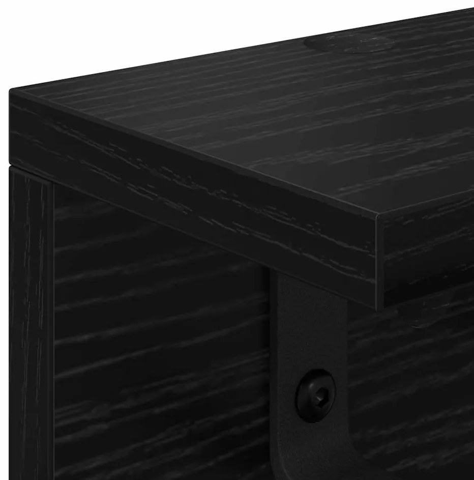 Fali Kabáthorog Musta tammi 40 x 10.5 x 10.5 cm Faanyag