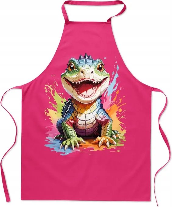 Konyhai Kötény Gyík Divatos Nyomott Mintás Ajándék