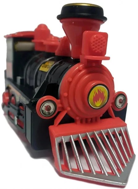 Star Toys Mozdony Fekete-piros Fény Hang (829-7)
