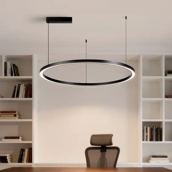 BRILAGI - LED fényerőszabályozható kábeles függőlámpa PORTOFINO LED/60W/230V átm. 80 cm fekete + távirányító