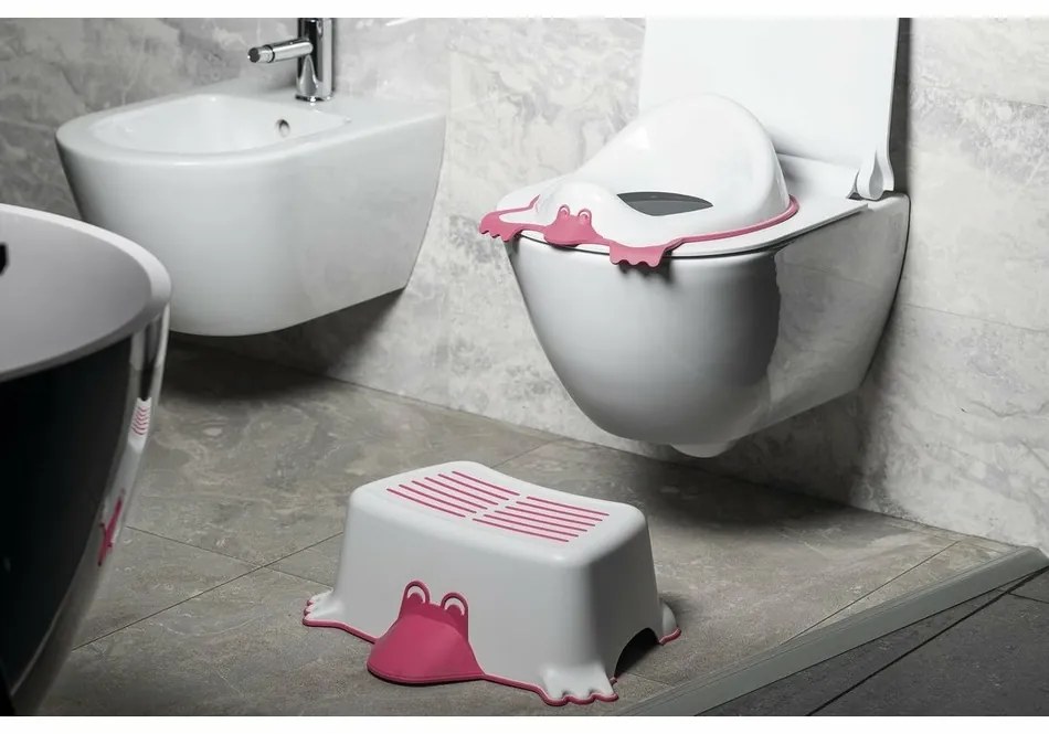 AQUALINE 366410 Duck gyermek csúszásmentesfürdőszobai lépcső, szürke