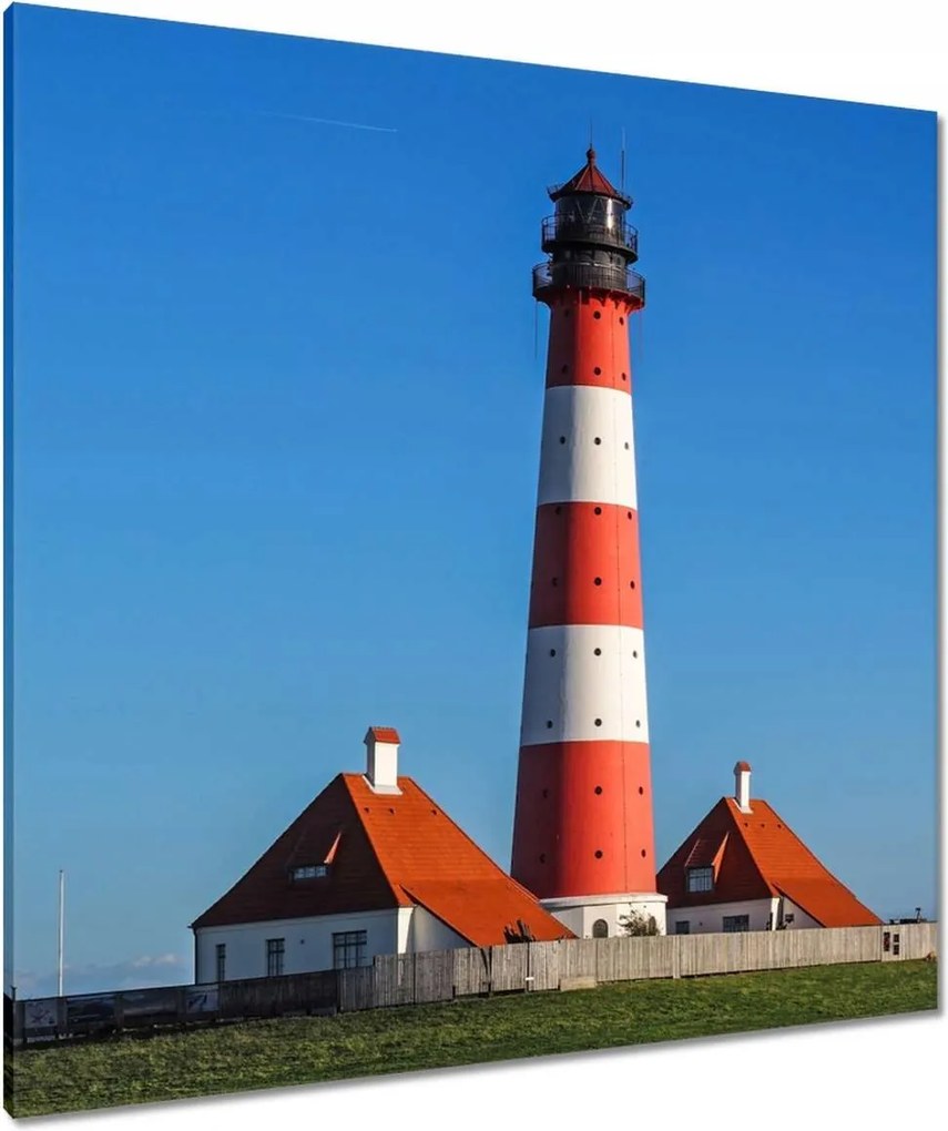 Vászonkép 90x90 Világítótorony Tájkép