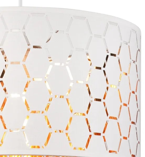 ULLE kábeles csillár 1xE27/15W/230V fehér