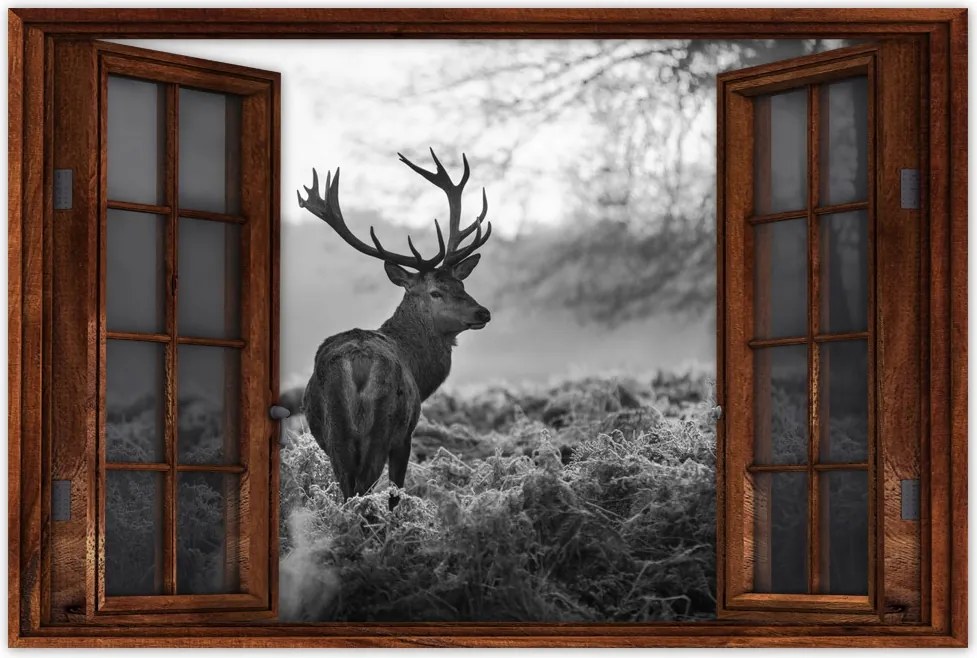 Poszterek 90x60 Szarvas a rikkancson