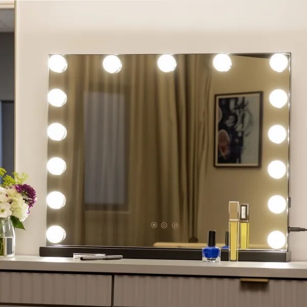 Brilagi - HOLLYWOOD LED smink tükör, állítható fény, 15W, 230V, 3000-6500K