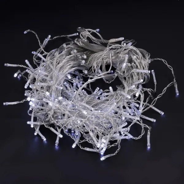 Brilagi - LED kültéri karácsonyi fényfüzér 200xLED/8 funkciós 13m IP44 hideg fehér