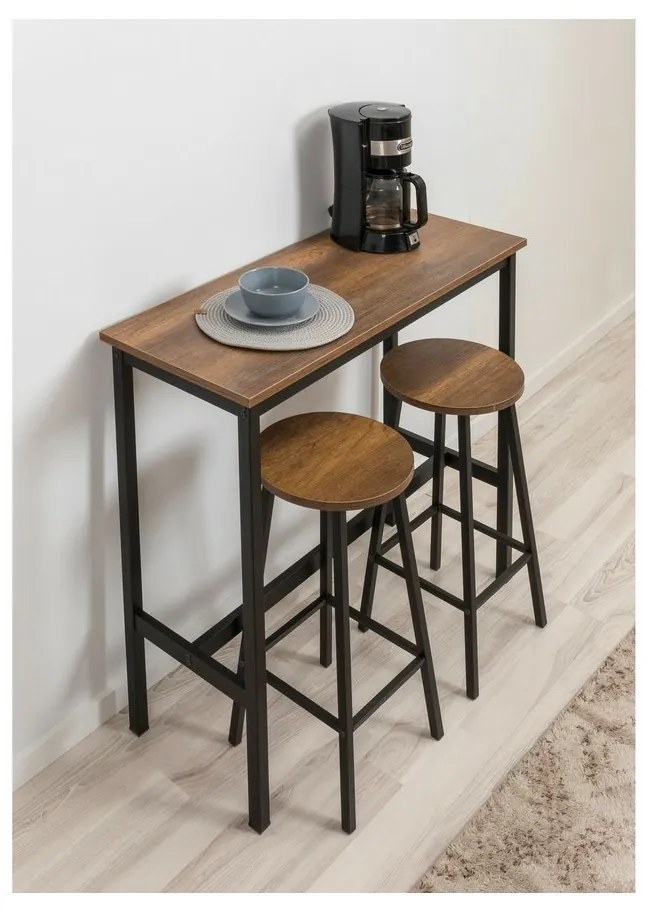 Mola Black bár asztal