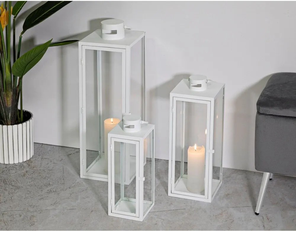 Fém lámpás 3 db-os (magasság 66 cm) – Mauro Ferretti