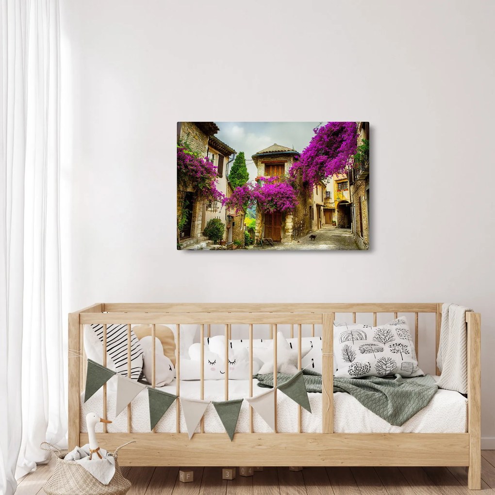 Kép - Mediterrán lusta sikátor (90x60 cm)