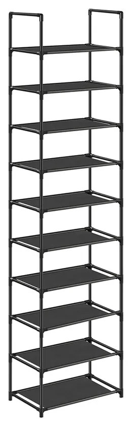 10 szintes cipőtároló, 45 x 28 x 173 cm