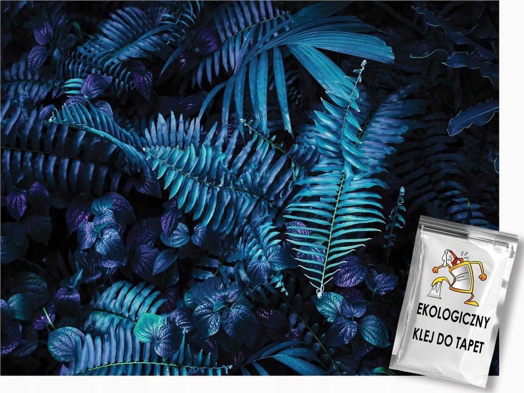 Fotótapéta Flizelina Természet Levelek Páfrány Sötét zöld 400x280 ragasztó