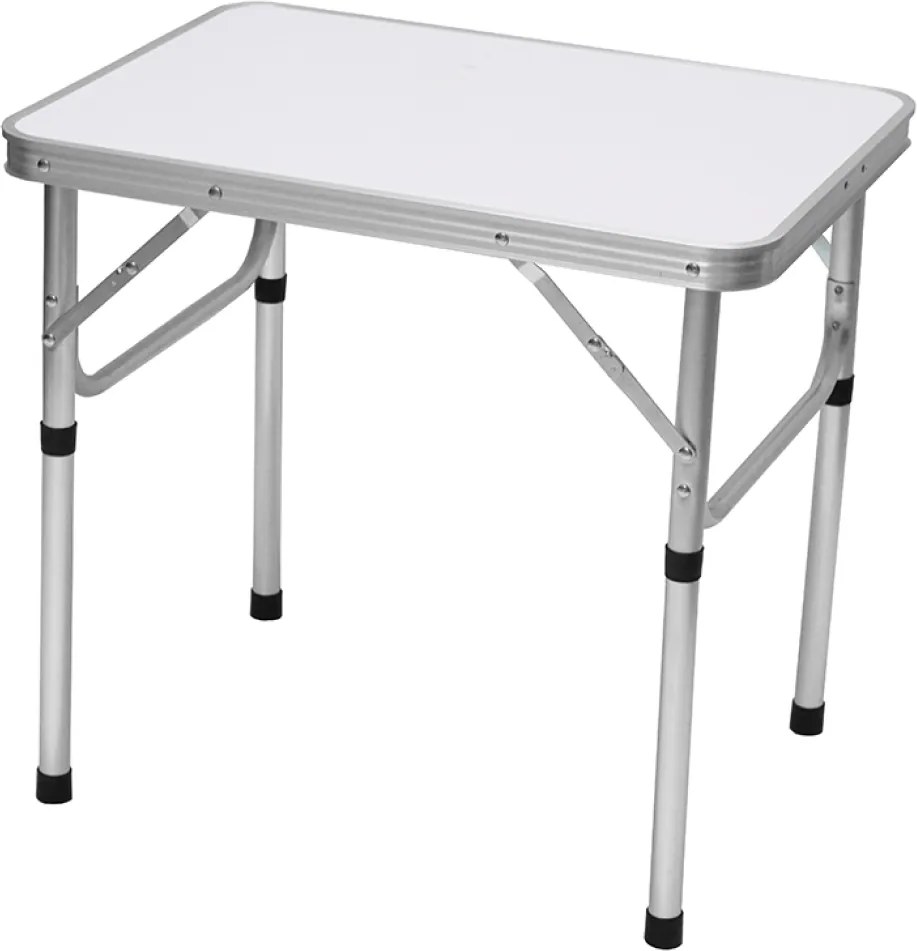 Összecsukható kempingasztal, 60 cm, alumínium/MDF, KEPI TYP 2