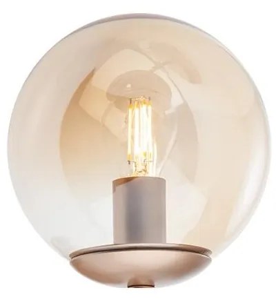 Redo A01-2943 - Csere lámpabúra a MUNDI lámpához és csillárhoz, Ø 15 cm, füstszínű