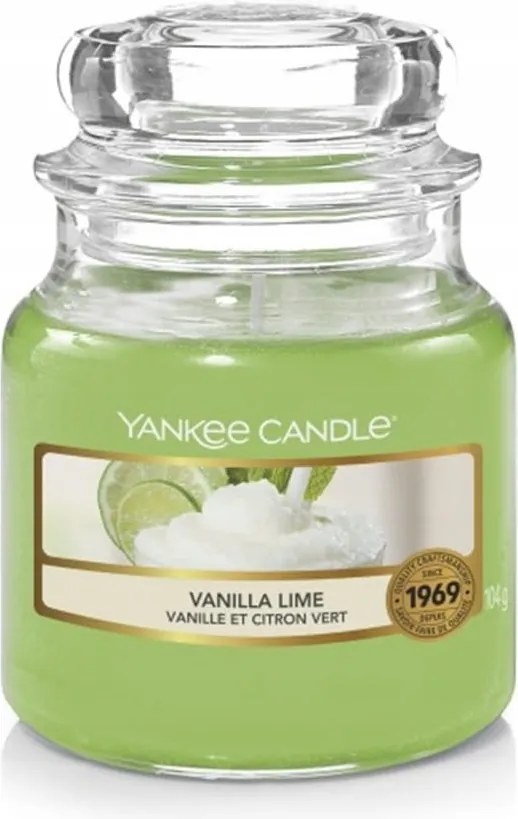 Yankee Candle Vanilla Lime Gyertya kicsi