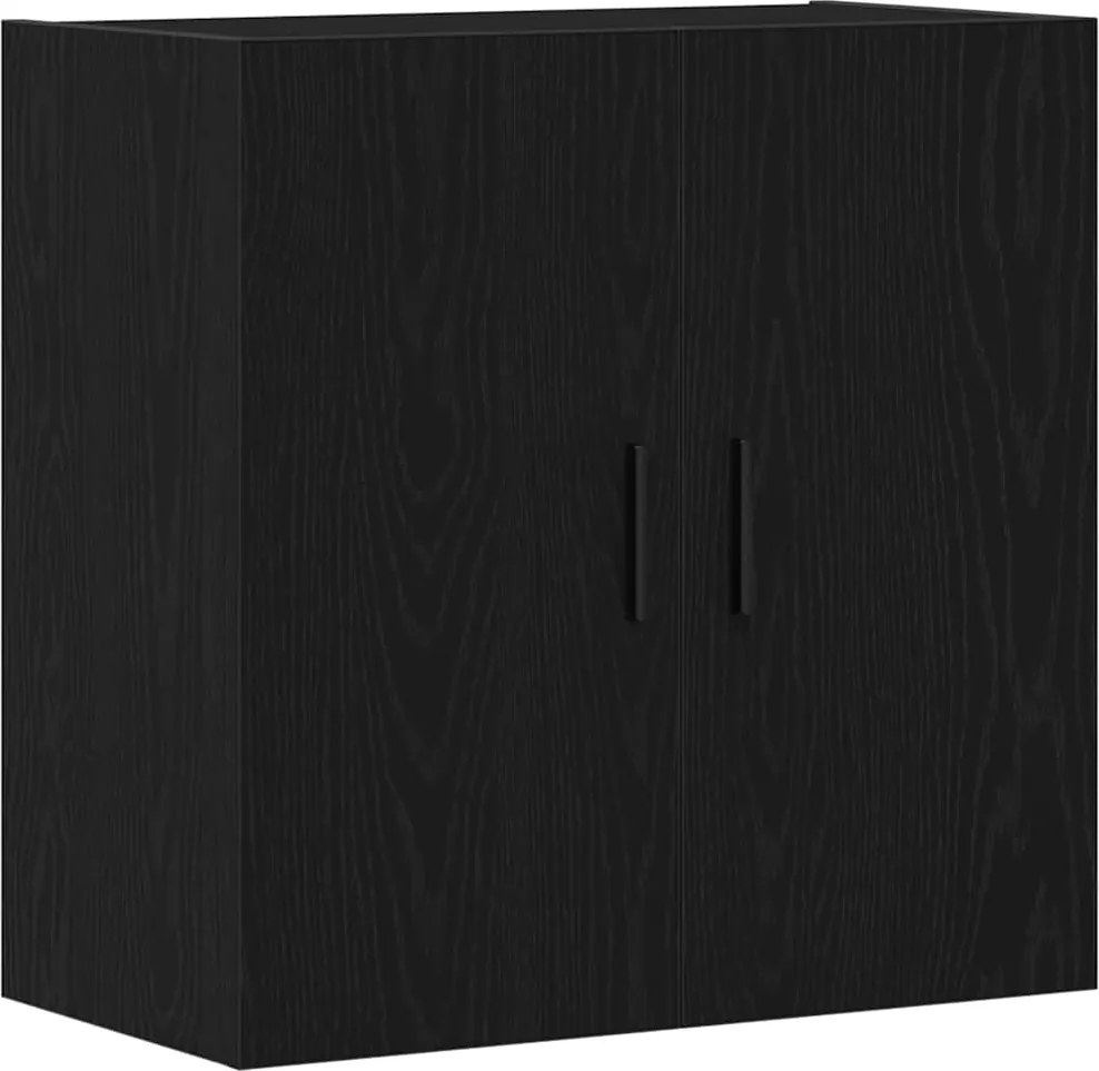 vidaXL Fali szekrény Fekete tölgy 60 x 31 x 60 cm Faanyag