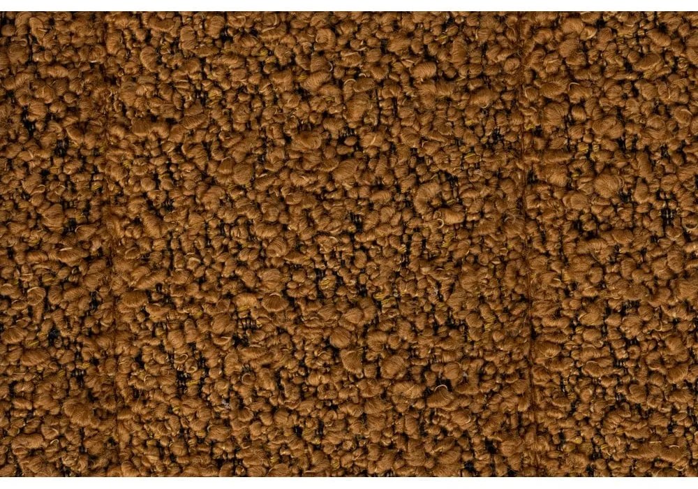 Okkersárga buklé fotel Jax – White Label