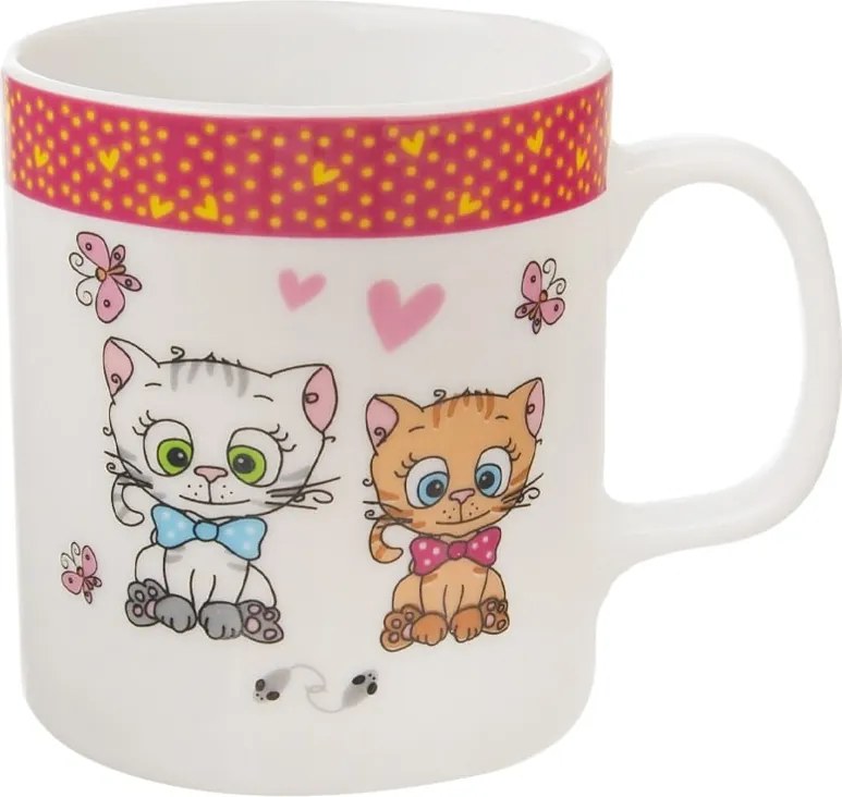 Kittens 3 db-os porcelán gyerek étkészlet - Orion