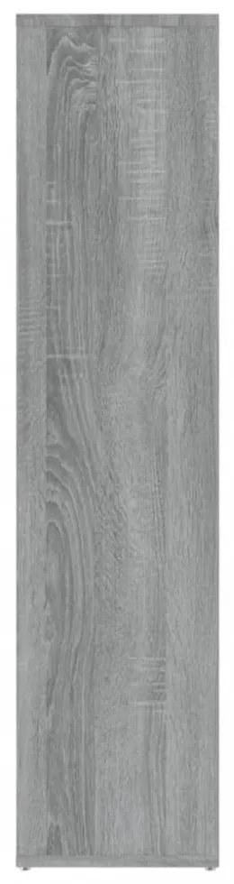 szürke sonoma színű könyvszekrény 50 x 25 x 106 cm