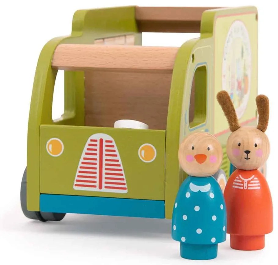 Fa játékautó La Grande Famille Food Truck – Moulin Roty