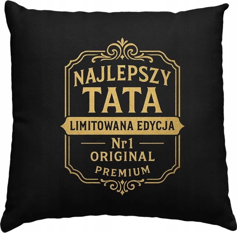 Ajándék párna Apának Legjobb Apa 1-es Fekete