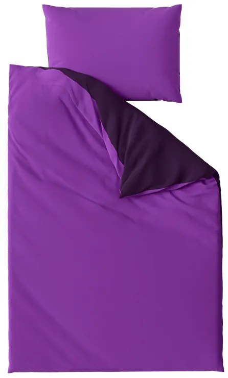 Pamut ágyneműhuzat VIOLETTA lila Ágyneműhuzat mérete: 70 x 90 cm | 140 x 200 cm
