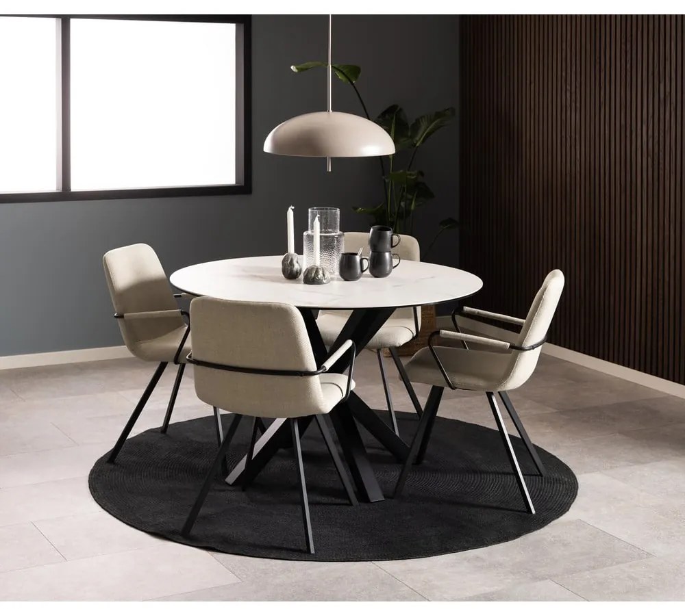 Krémszínű étkezőszék szett 2 db-os Selina – Actona