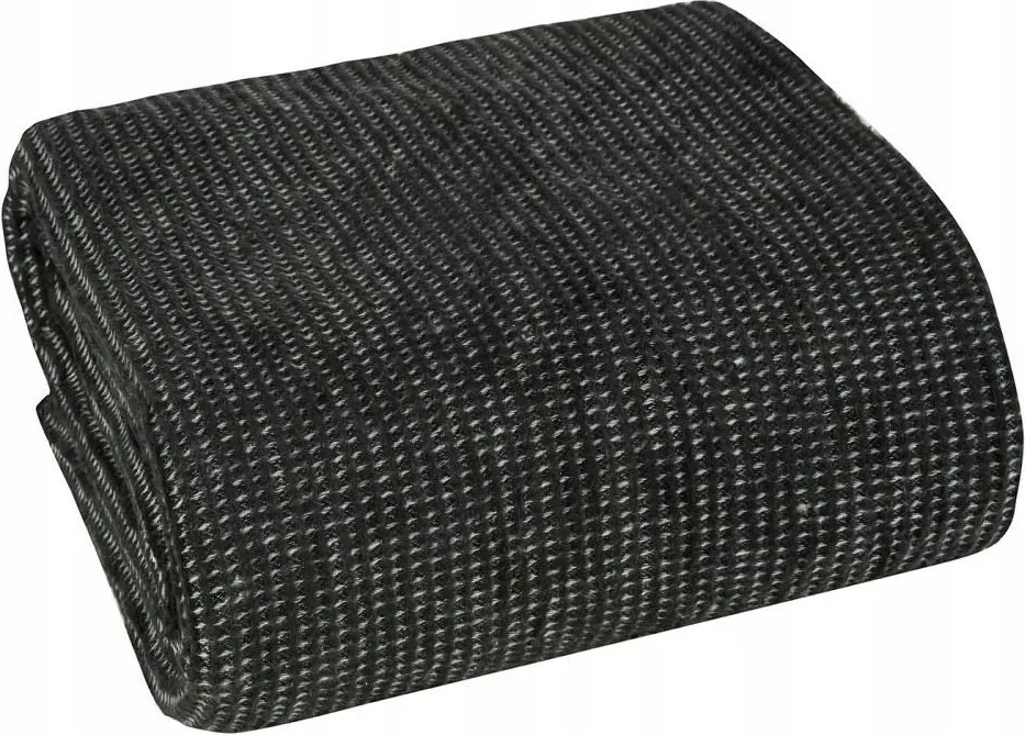 Ágytakaró 200x220 Amber fekete pamut akril D91