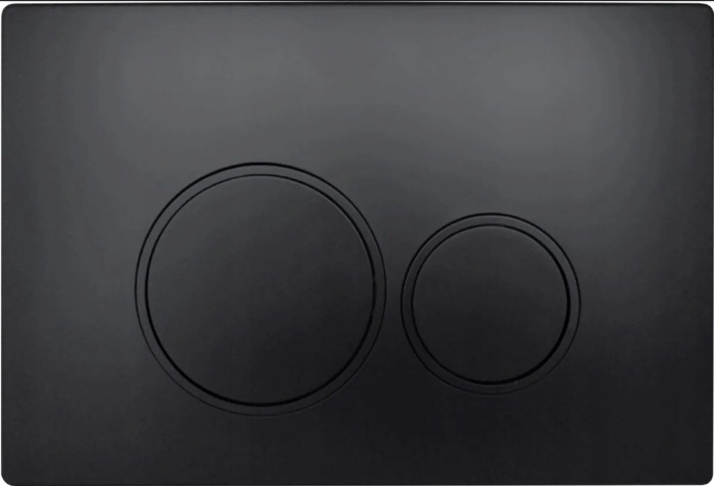 WC-öblítő gomb matt fekete Jomo Werit JomoTech WC-állványhoz